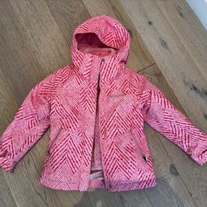 Columbia Girls Snow Jacket with removable fleece liner (5-6) XS